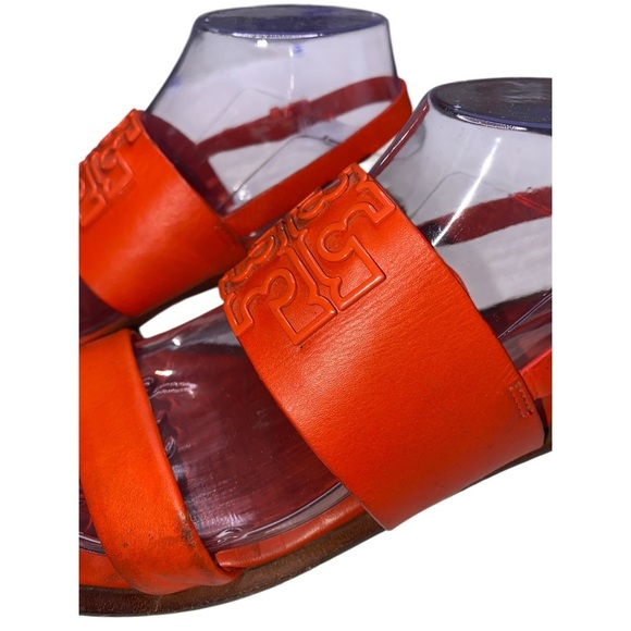 Tory Burch Orange Sandals Stylish Summer Footwear size 9 - Picture 5 of 8